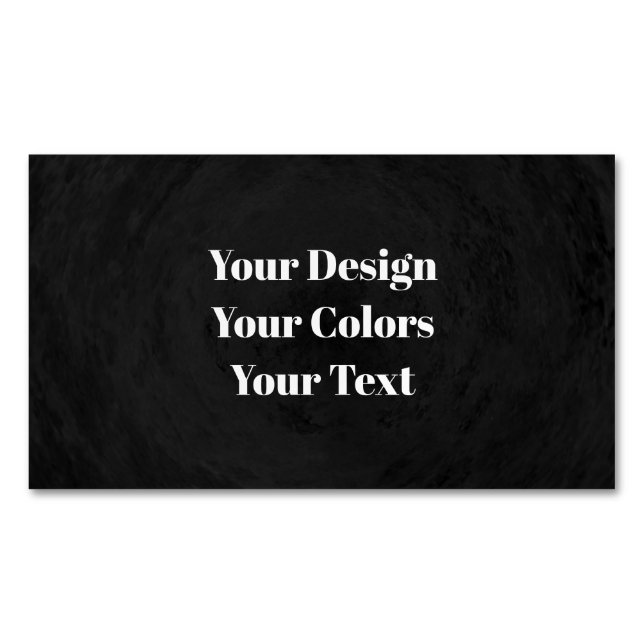 Blank - Create Your Own Custom Business Card Magnet (Front)