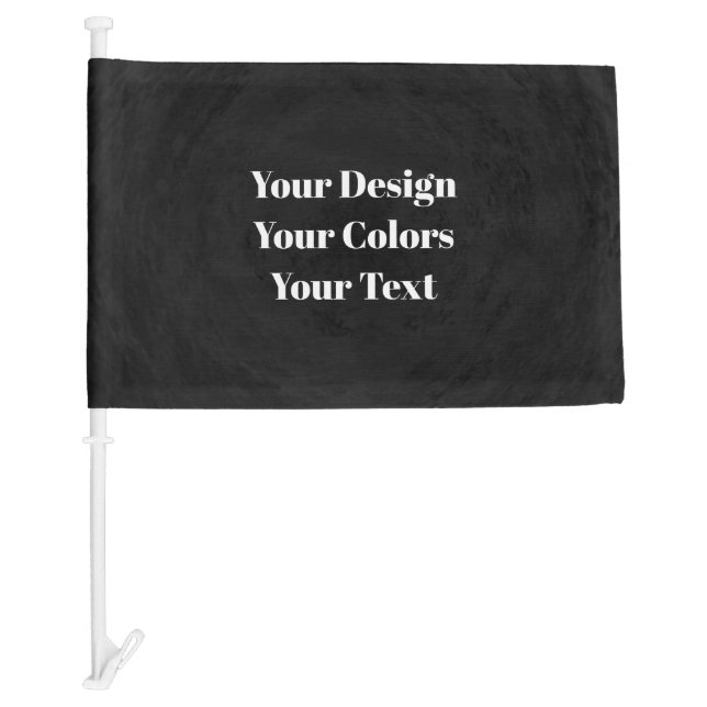 Blank - Create Your Own Custom Car Flag (Front)