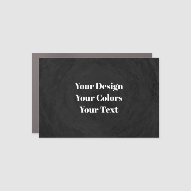 Blank - Create Your Own Custom Car Magnet