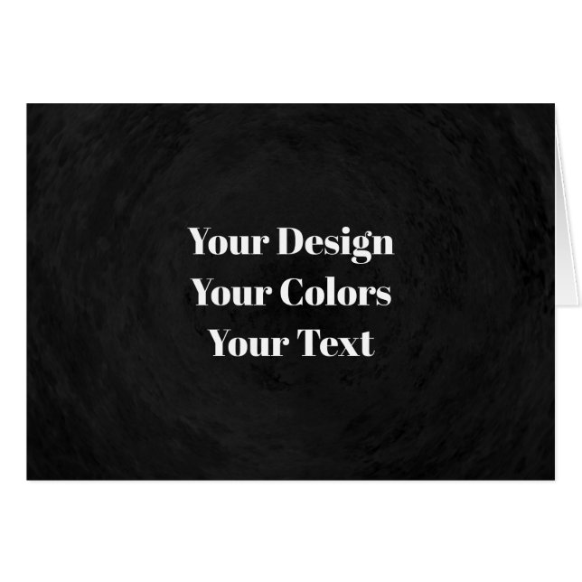 Blank - Create Your Own Custom Card (Front Horizontal)