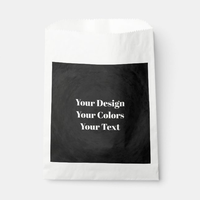 Blank - Create Your Own Custom Favor Bag (Front)