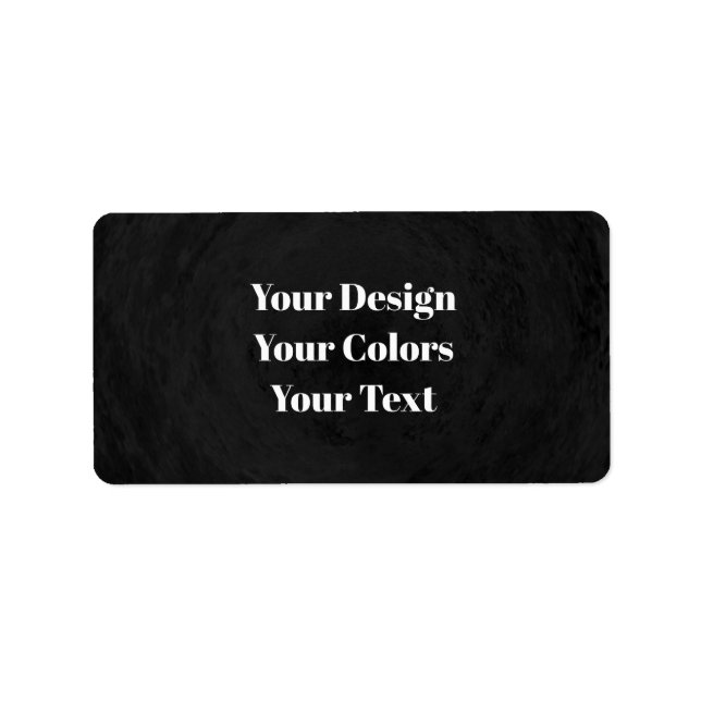 Blank - Create Your Own Custom Label (Front)
