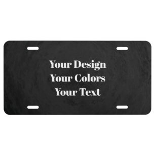 Blank - Create Your Own Custom License Plate