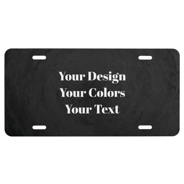 Blank - Create Your Own Custom License Plate (Front)