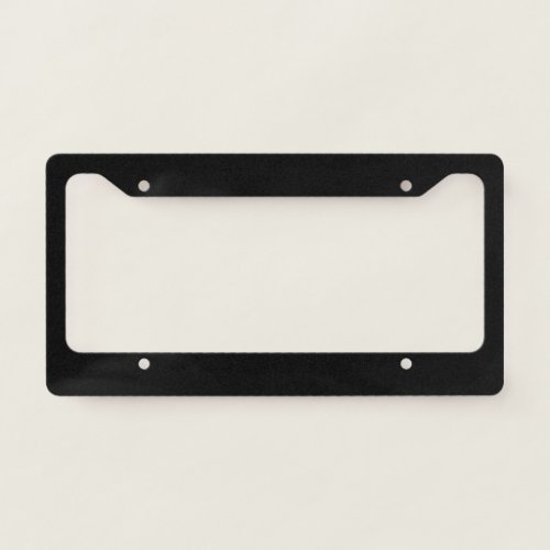 Blank Create Your Own Custom License Plate Frame