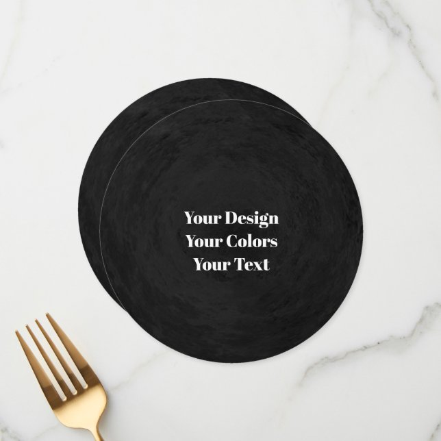 Blank - Create Your Own Custom Menu (Front/Back In Situ)