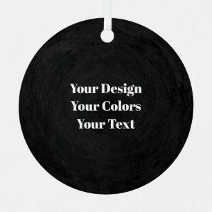 Blank - Create Your Own Custom Metal Ornament