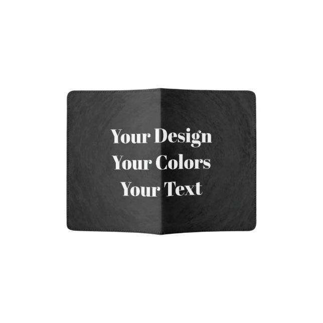 Blank - Create Your Own Custom Passport Holder (Opened)