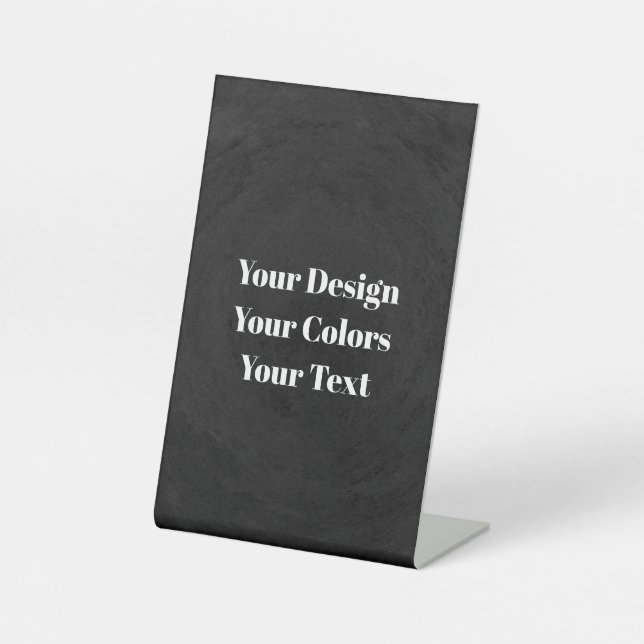 Blank - Create Your Own Custom Pedestal Sign (Front)