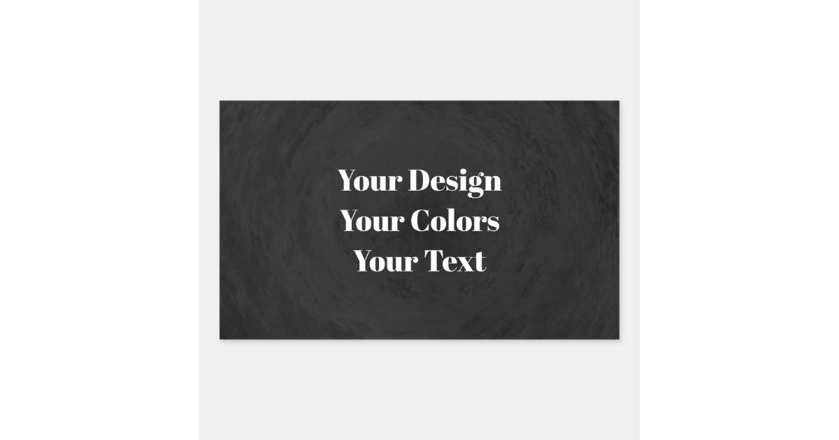 Blank - Create Your Own Custom Rectangular Sticker | Zazzle