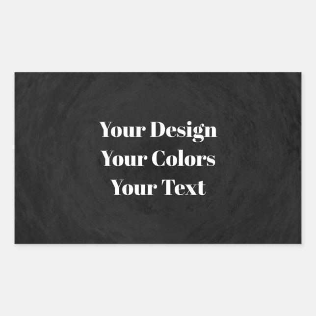 Blank - Create Your Own Custom Rectangular Sticker (Front)
