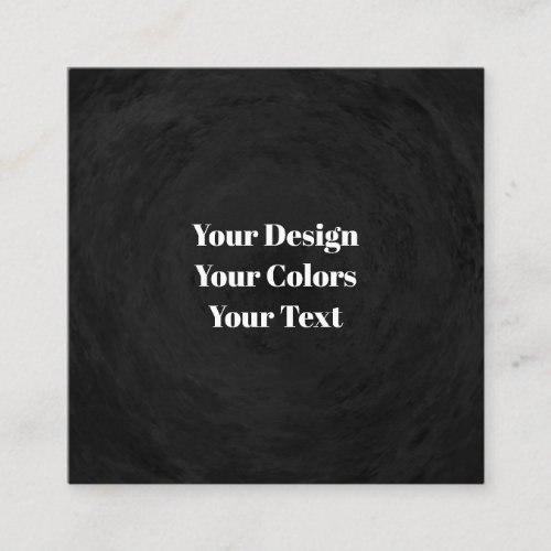 Blank _ Create Your Own Custom Square Business Card