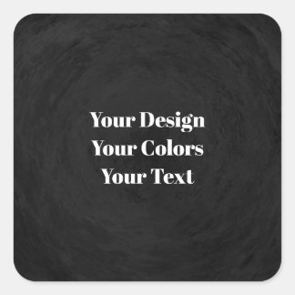 Blank - Create Your Own Custom Square Sticker