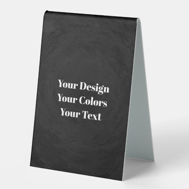 Blank - Create Your Own Custom Table Tent (Front)