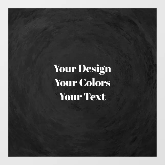 Blank - Create Your Own Custom Window Cling | Zazzle