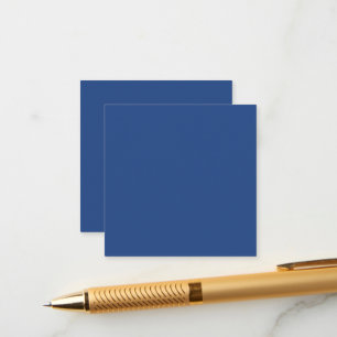 Blank Create Your Own - Deep Blue Enclosure Card