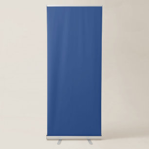 Blank Create Your Own - Deep Blue Retractable Banner