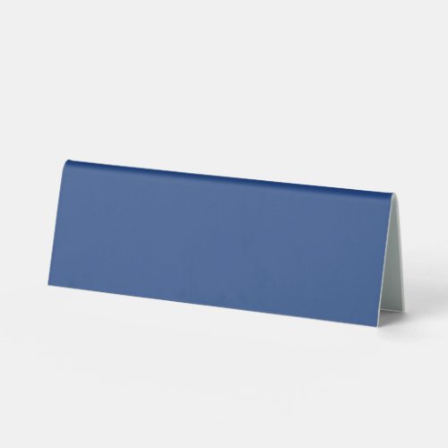 Blank Create Your Own _ Deep Blue Table Tent Sign