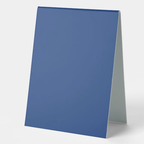 Blank Create Your Own _ Deep Blue Table Tent Sign