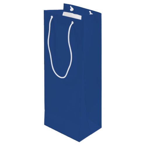 Blank Create Your Own _ Deep Blue Wine Gift Bag