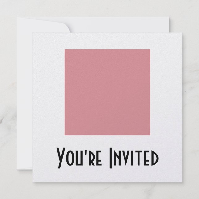 ♥ Blank - Create Your Own Gift Invitation (Front)