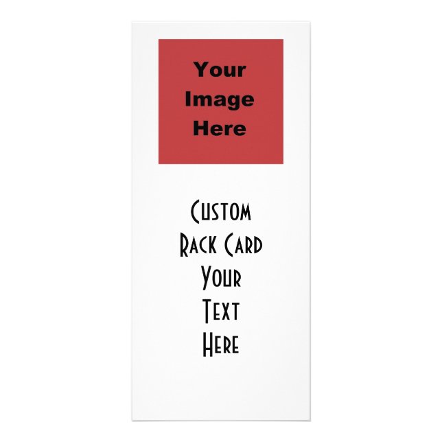 ♥ Blank - Create Your Own Gift Rack Card (Front)