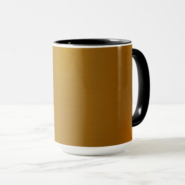BLANK CREATE YOUR OWN GOLD MUG (Front Right)