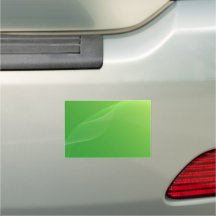 BLANK CREATE YOUR OWN GREEN CAR MAGNET