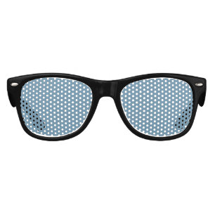 Blank Create Your Own - Grey Blue Kids Sunglasses