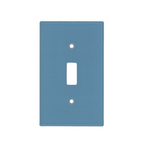 Blank Create Your Own _ Grey Blue Light Switch Cover