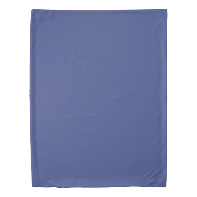 Blank Create Your Own - Marine Blue Duvet Cover (Front)