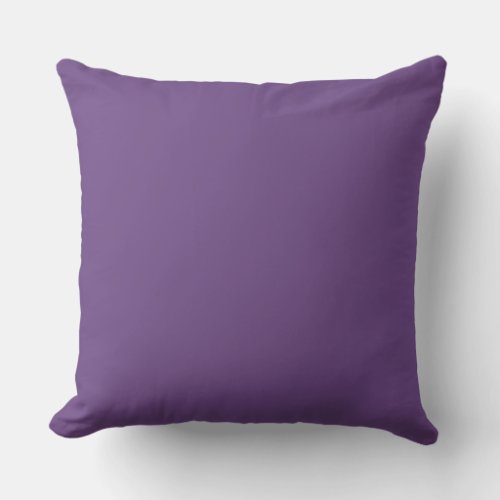 Blank Create Your Own _ Muted Purple Throw Pillow