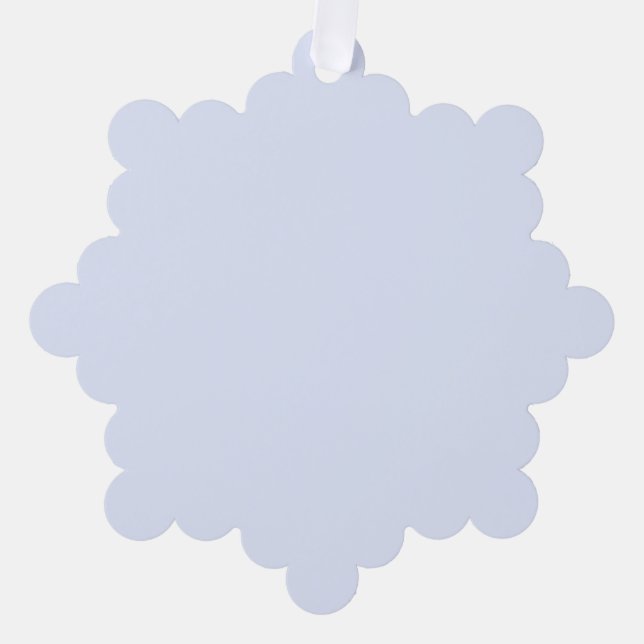 Blank Create Your Own Paper Ornament Card (Front)