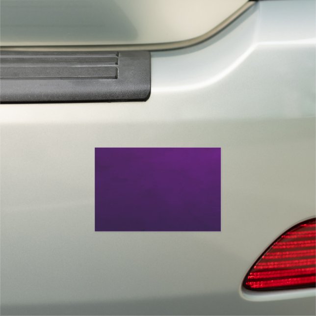 BLANK CREATE YOUR OWN PURPLE CAR MAGNET (In Situ)