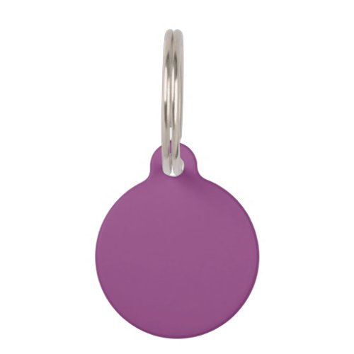 Blank Create Your Own - Rosy Purple Pet ID Tag