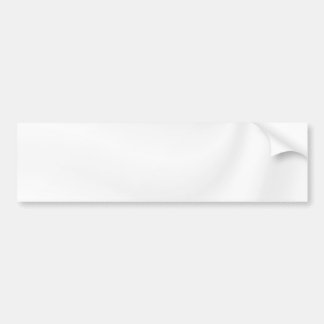 BLANK CREATE YOUR OWN WHITE SATIN BUMPER STICKER