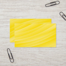 BLANK CREATE YOUR OWN YELLOW BUSINESS CARD