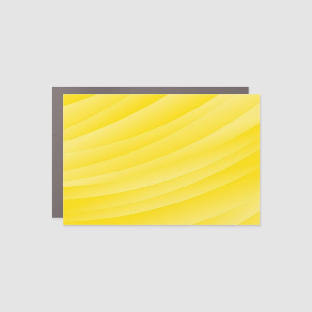 BLANK CREATE YOUR OWN YELLOW CAR MAGNET (Front)