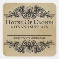 Blank Crystal Herb Spell Supply Business Labels