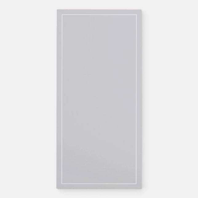 Blank Custom Color Magnetic Notepad (Front)