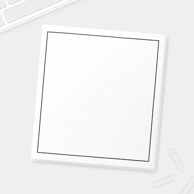 Blank Custom Color Notepad (Creator Uploaded)