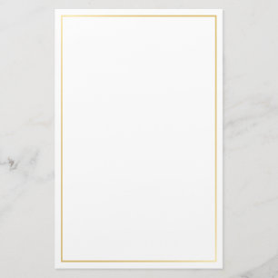 Blank Custom Color Stationery