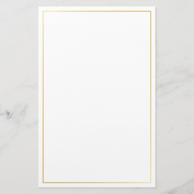 Blank Custom Color Stationery (Front)
