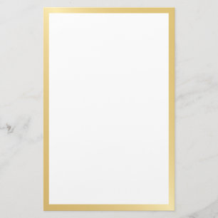Blank Custom Color Stationery