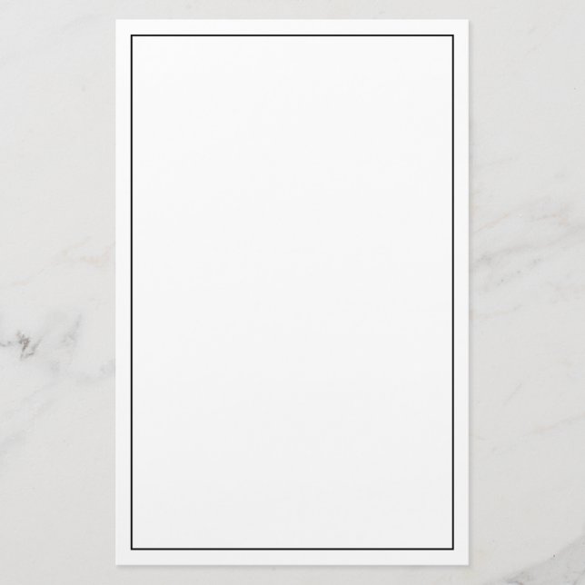 Blank Custom Color Stationery (Front)