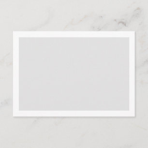 Blank Custom Color Wedding Advice Card