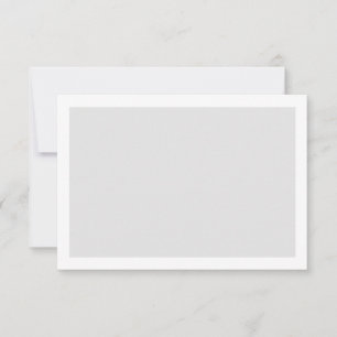 Blank Custom Color Wedding Advice Card