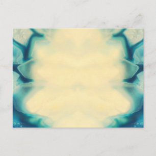 Blank Custom Elegant Jewel Blue Save The Date Announcement Postcard