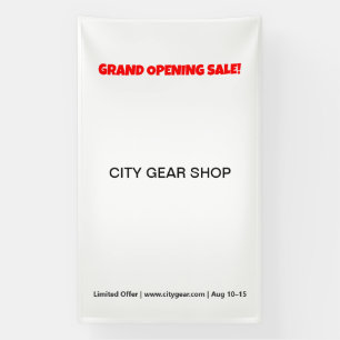 Blank & Custom Vinyl Banners   Bulk Options