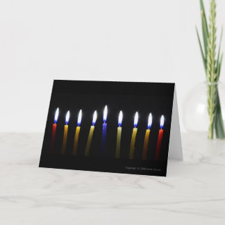 Blank Customizable Chanukah Greeting Card 2